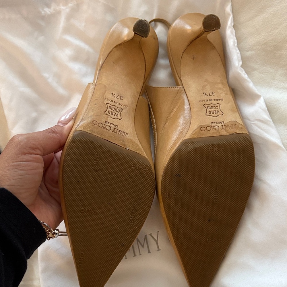 Jimmy Choo Tan Heels - Picture 8 of 9